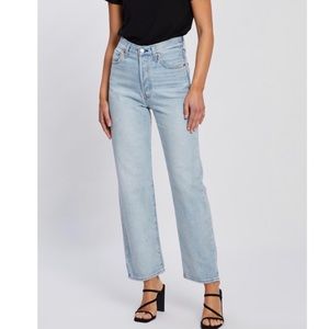 Size 24 RIBCAGE STRAIGHT ANKLE WOMEN'S JEANS